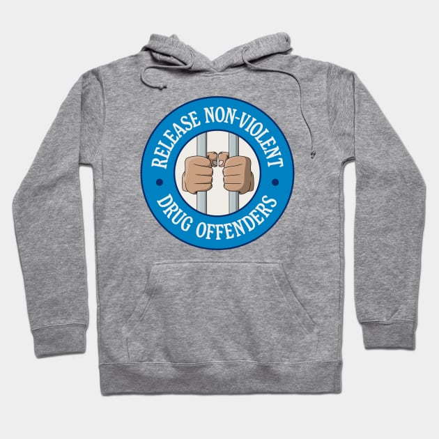 Release Non-Violent Drug Offenders Hoodie by Football from the Left